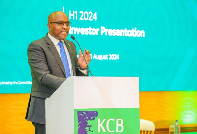 KCB Bank Profits Rise by 86 percent for H1 2024